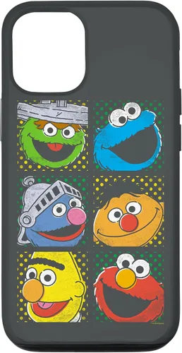 Vista 26 de Funda para iPhone 16 Sesame Street Group Squares