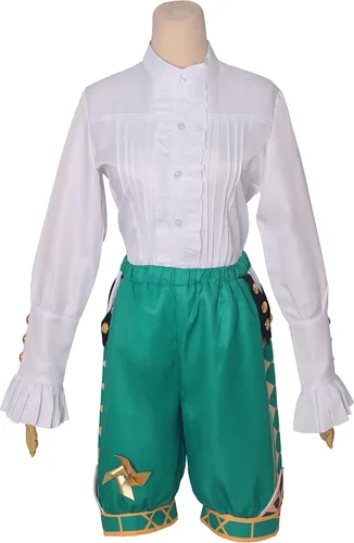 Vista 5 de Genshin Impact Venti - Trajes de cosplay para mujer lindos trajes de Halloween Blanco