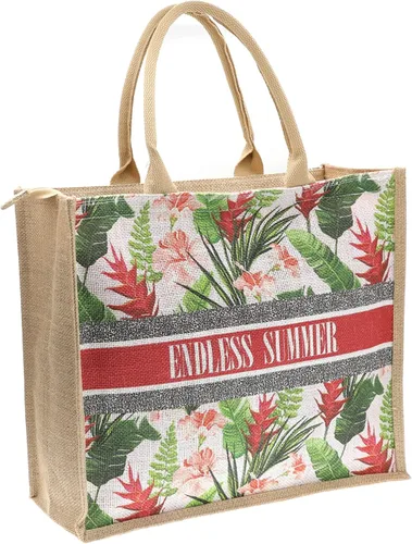 Vista 105 de Bolso grande de paja para mujer, tejido de ratán, bolso de playa de verano, a rayas