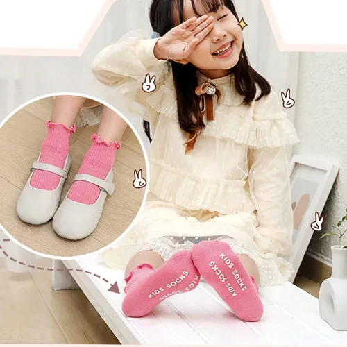 Vista 7 de Calcetines antideslizantes para niños pequeños 6 pares