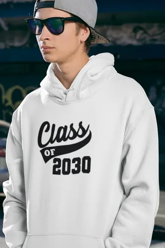 Vista 9 de Adhesivo de graduación para planchar, calcomanía para camisa de clase de 2030, parche de graduación HTV para graduados, color de tamaño de selección