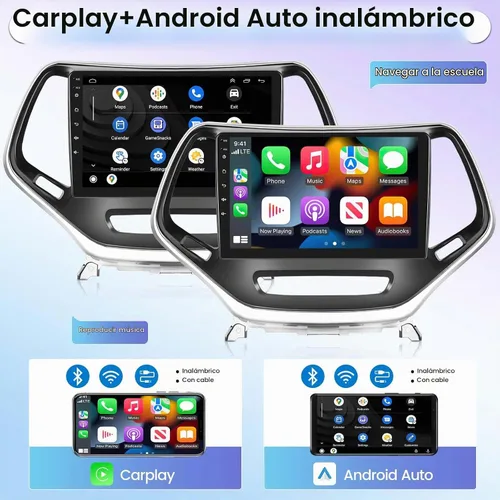 Vista 5 de [8 Core 4+64G] Radio de coche Android para Jeep Cherokee 2013-2018 pantalla