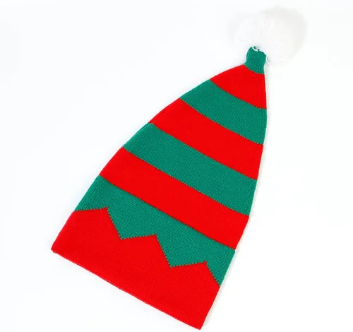 Vista 29 de 2 gorros de punto de Navidad para padres e hijos, gorro de Papá Noel para adultos, bebés, invierno, cálido, gorro de calavera para fiestas