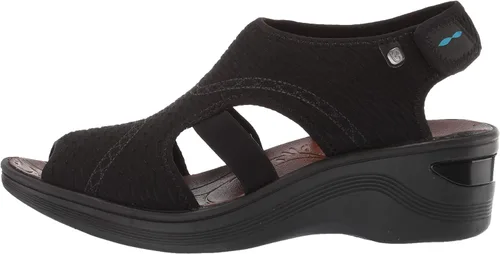 Vista 8 de BZees Dream Sandalia para mujer, Negro, 8