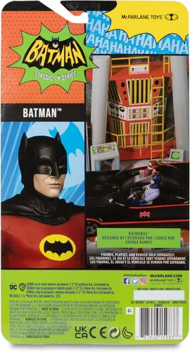 Vista 9 de McFarlane Toys - DC Retro Batman (póster de película de Batman de 66 pies) de 6 pulgadas