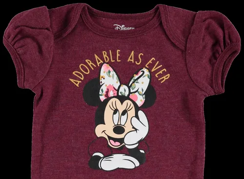 Vista 7 de Disney Conjunto de 4 piezas de Minnie Mouse overol con pantalones y gorro con peto
