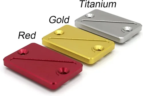 Vista 4 de Piezas de motocicleta para Yamaha XT660R 2004-2014 Tapa de la cubierta del depósito del líquido de frenos delanteros (color : dorado)