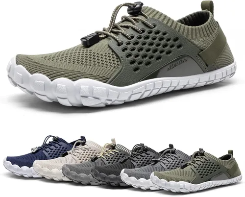 Vista 12 de NORTIV 8 Zapatos de agua para hombre Verde militar