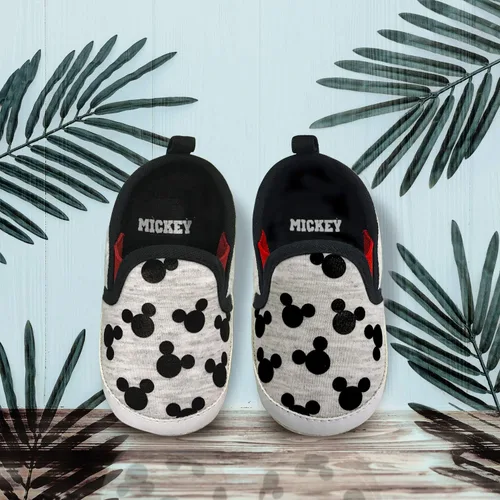 Vista 6 de Disney Zapatos infantiles Mickey Mouse rojo y negro