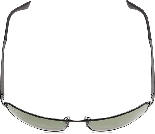 Vista 4 de Ray-Ban Gafas de sol rectangulares de metal RB3498 para hombre