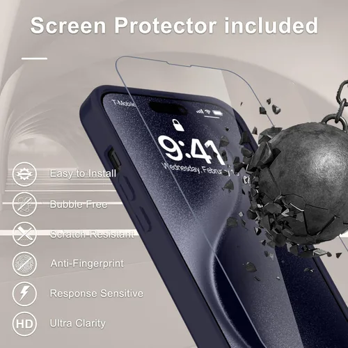 Vista 722 de Funda para Google Pixel 10 Pro XL, cubierta magnética mate, color negro Fit for MagSafe, Screen Protector included, Shockproof Military Grade