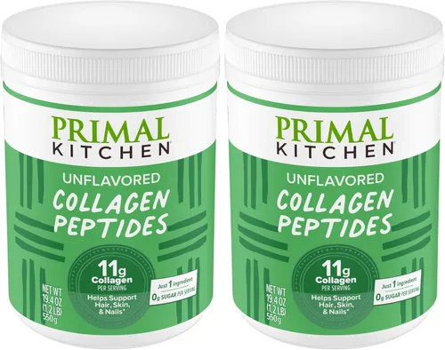 Vista 10 de Primal Kitchen Péptidos de colágeno, Polvo de colágeno sin sabor, 1.2 Libras