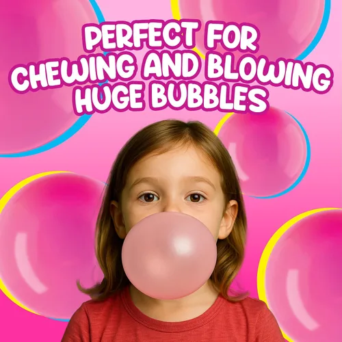Vista 5 de Bubblicious Goma de mascar para adultos y niños, 18 paquetes de 5 piezas (90 piezas en total) Individually Wrapped Bubblegum, Bulk Pack, Great for