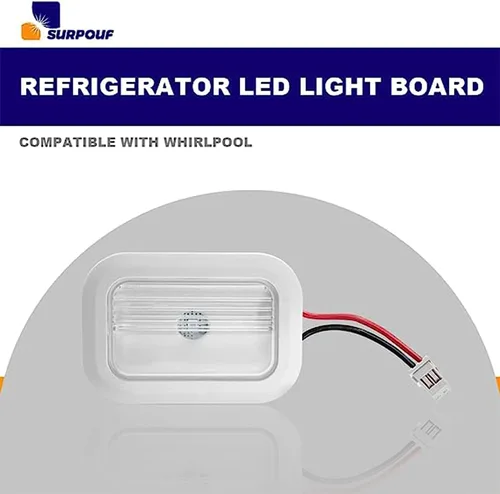 Vista 3 de Paquete de 3 módulos de luz LED para refrigerador W10843353 W10695459 para Whirlpool Maytag reemplazan W11126053, W10660728, W10279030, W11205083