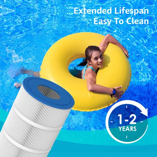Vista 3 de AQUA CREST Filtro de spa de piscina de repuesto para Pentair CC150, R173216, Unicel C-9415, 59054300, Pleatco PAP150, Filbur FC-0687, 160317