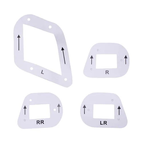 Vista 6 de Brock Kit de interruptor universal de repuesto para ventana eléctrica, diseño en ángulo con biseles y cableado, compatible con camionetas de 4