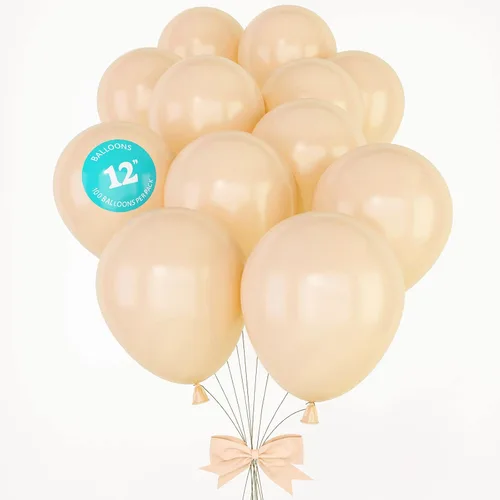Vista 15 de HOUSE OF PARTY Globo de fiesta verde pastel – 100 unidades Globos de látex de 5 pulgadas con diferentes tamaños para decoraciones de graduación
