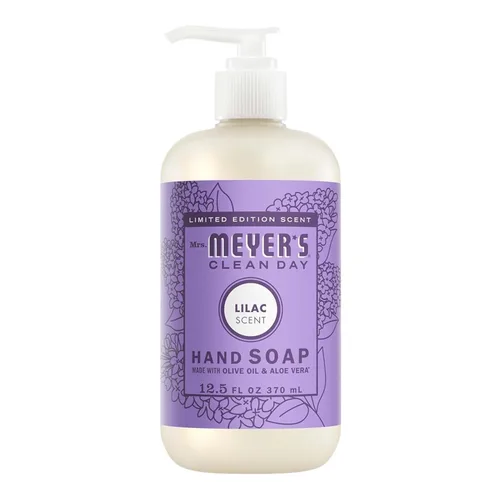 Vista 2 de Mrs. MEYER'S Clean Day - Botella de jabón líquido para manos, lila, 12.5 onzas líquidas (paquete de 6)