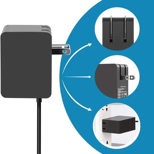 Vista 5 de Cargador Surface 3 13W 5.2V 2.5A Adaptador de Corriente CA Cargador de Cable de Reemplazo para Microsoft Surface 3, Modelo 1623 1624 1645 Tablet