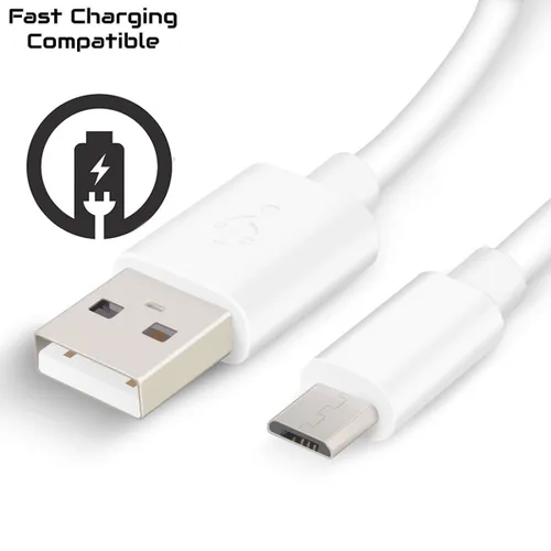 Vista 8 de Paquete de 2 cables de carga para controlador PS4 de 20 pies, cable de datos micro USB de alta velocidad para Playstation 4, PS4 Slim, controlador