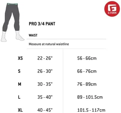 Vista 2 de G-Form Pro 34 - Pantalones de compresión acolchados para hombre