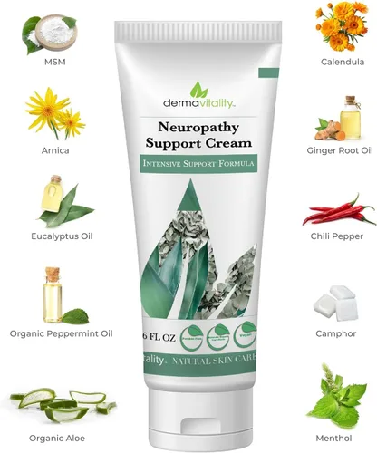 Vista 4 de UltimateVitality Crema de apoyo para la neuropatía – Crema orgánica natural para pies, manos, piernas, dedos de los pies incluye árnica, extracto