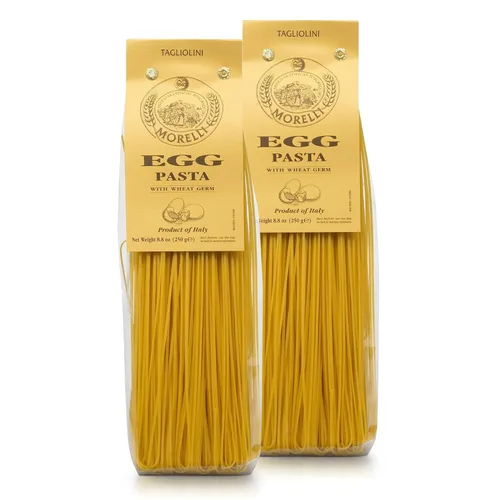 Vista 8 de Morelli Pasta de huevo Tagliolini Pasta italiana - Pasta gourmet - Hecho a mano en pequeños lotes - Fideos de pasta italiana importados - Pasta
