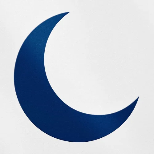 Vista 12 de Calcomanías transparentes de Halloween Luna creciente (azul celeste) Calcomanías de vinilo impermeables de alta calidad para teléfono portátil