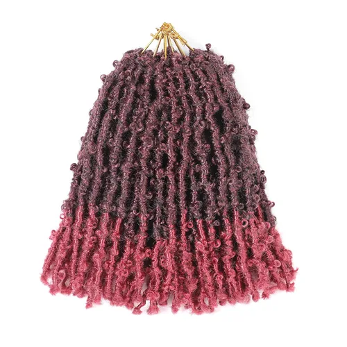 Vista 51 de Superlight Butterfly Locs - Cabello de ganchillo de 12 pulgadas, 6 paquetes