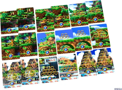 Vista 14 de Steamforged Games Sonic El juego de cartas. Juega como Sonic, Shadow, Knuckles, Tails, Amy, o Blaze. 2-6 jugadores 20-30 minutos tiempo de juego.