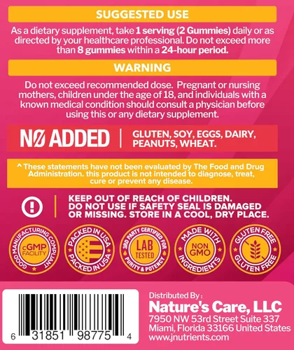 Vista 6 de Gomitas de colágeno para mujeres y hombres (90 unidades) – Colágeno hidrolizado de alta calidad tipo I y III para soporte del cabello, la piel