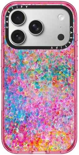 Vista 49 de CASETiFY Impact iPhone Air Case [Delgada/Compatible con Magsafe / 8.2 ft. Protección contra Caídas de Grado Militar 4X] - Lazos - Rosa Arcos