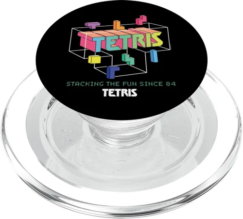 Vista 7 de Tetris Apilando la diversión desde los años 84 PopSockets intercambiables PopGrip