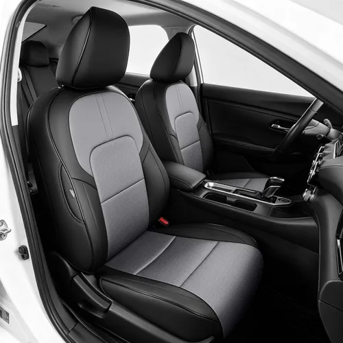 Vista 34 de Seat Covers for Mazda 3 2014 2015 2016 2017 2018 Custom Fit,Faux Leather Waterproof AirbagCompatible Car Seat Cover Full Set Black