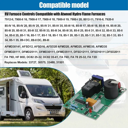 Vista 5 de 31501 33488 33727 Placa de Control de Circuito de Ignición para Estufa de Gas de RV Compatible con Atwood & Dometic Placa de Ignición de Estufa