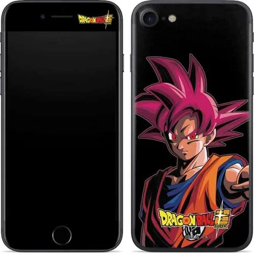 Vista 12 de Skinit Calcomanía para teléfono compatible con iPhone SE (2ª y 3ª generación), diseño oficial de Dragon Ball Super Goku