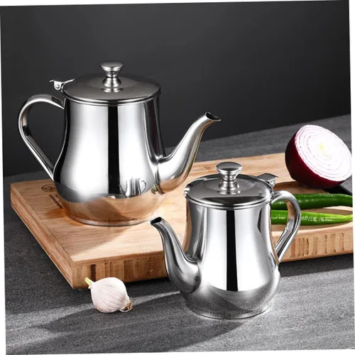 Vista 7 de HEMOTON Colador de aceite Pot Contenedor de aceite de cocina Contenedor de grasa Colador para cocinar