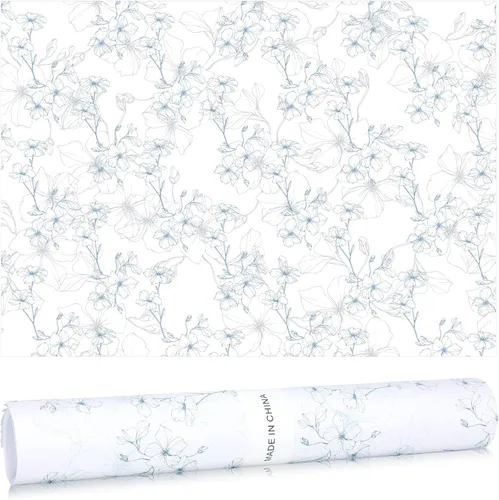 Vista 16 de Gersoniel 10 hojas de forros de cajones para aparadores, revestimientos de cajones perfumados, papel perfumado no adhesivo para estantes fragantes