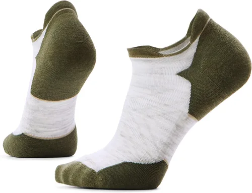Vista 8 de Smartwool Calcetines de tobillo bajo con amortiguación específica para correr para hombre GRIS (MEDIUM GRAY)