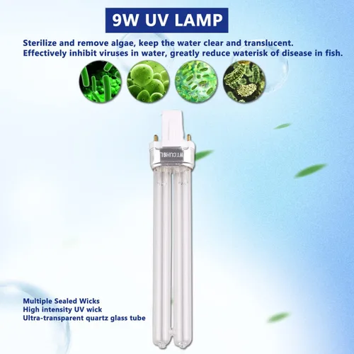 Vista 4 de TOPWAY 660GPH 4 en 1 sumergible acuario jardín estanque filtro agua fuente al aire libre bomba w/9W esterilizador para sistema de limpieza