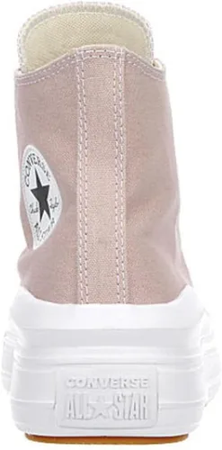 Vista 5 de Converse Chuck Taylor All Star - Tenis unisex con plataforma alta color malva piedrarosablanco