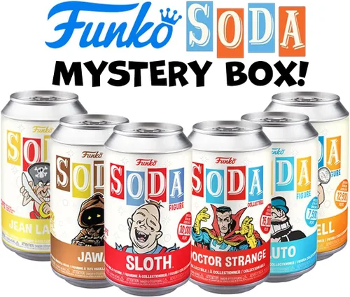 Vista 2 de Funko Juego de iniciación misterioso de soda de vinilo (caja de 6)