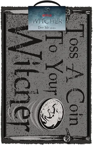 Vista 2 de Pyramid International Felpudo The Witcher Toss a Coin