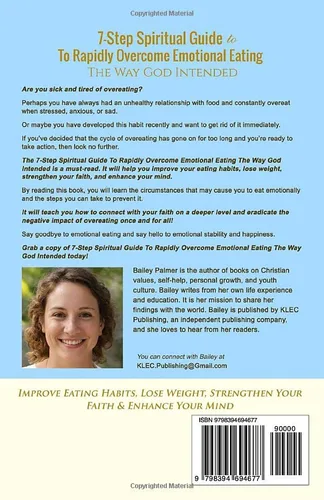 Vista 2 de 7-Step Spiritual Guide To Rapidly Overcome Emotional Eating The Way God Intended Improve Eating Habits, Lose Weight Strengthen Your Faith & Enhance