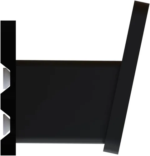 Vista 3 de Perchero de pared para abrigos y sombreros, ganchos de pared resistentes, gancho de metal para abrigos, toallas, sombreros, toallas, llaves y Negro