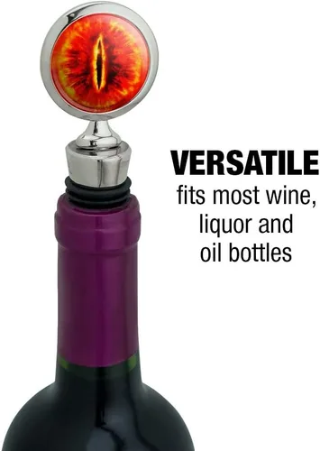 Vista 4 de El Señor de los Anillos Ojo de Sauron tapón para botella de vino