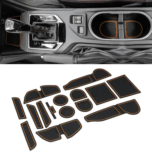 Vista 9 de Inserto de portavasos para Subaru Crosstrek 2023 2022 2021 2020 2019 2018 y para Subaru Impreza 2017-2023 Alfombrilla de consola central