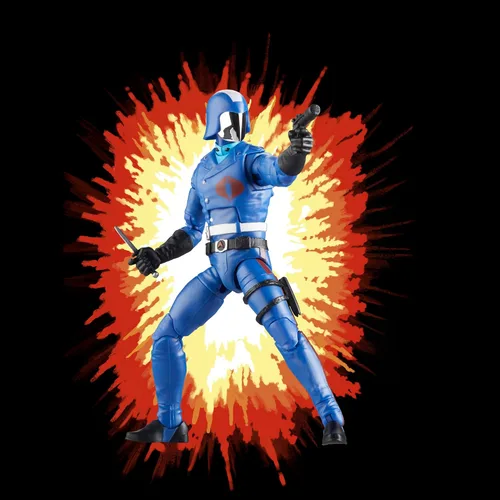 Vista 5 de G.I. Joe Classified Series Retro Cardback Cobra Commander, figura de acción coleccionable de 6 pulgadas con 8 accesorios