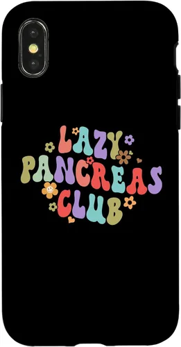 Vista 5 de iPhone 16 Lazy Pancreas Club Diabetes Awareness Month T1D Diabetic Case