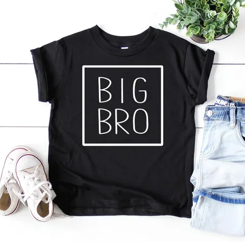 Vista 3 de Big Brother Again Birth Announcement Shirt for Boys Pregnancy Reveal Outfit